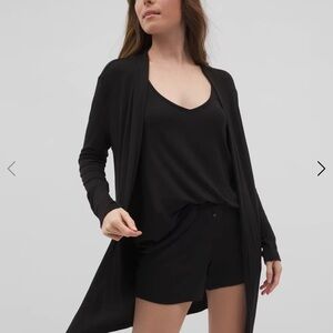 NWT Soma Black Long Sleeve lightweight wrap